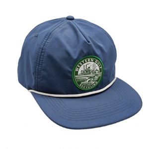 5 Panel Custom <b>Patches</b> Embroidery Snapback Hat - Product Image 1