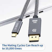 Câble adaptateur convertisseur FARSINCE USB-C vers DP 8K double 1.4 Type-C