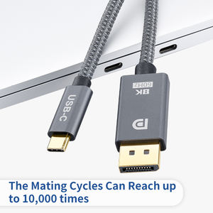 FARSINCE <span class=keywords><strong>Usb</strong></span>-<span class=keywords><strong>C</strong></span> a cable Dual 1,4 <span class=keywords><strong>Display</strong></span> <span class=keywords><strong>Port</strong></span> <span class=keywords><strong>Kabel</strong></span> Tipo Tipo-<span class=keywords><strong>C</strong></span> <span class=keywords><strong>Usb</strong></span> Tipo <span class=keywords><strong>C</strong></span> a 8K Dp Converter Adapter Cable - Product Image 2