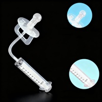 Seringue de 10 ml en silicone pour médicaments pour bébé, sucette, ensemble d'alimentation pour bébé