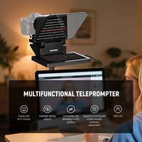 Neewer X11 Téléprompteur en aluminium 2-en-1 avec moniteur pour les interviews