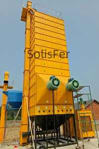 Sécheur de céréales de type batch, moteur de machine, haute productivité, sécheur en acier au carbone pour le séchage du riz étuvé, des graines, 15-100 tonnes/jour - Product Image 4