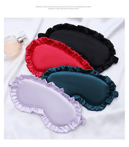 Antifaces de Seda con Volantes para Dormir, Suaves y Multicolores, para Dormir Mejor - Product Image 2