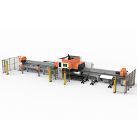 Machine de découpe laser à fibre CNC 5 axes Golden Laser pour tubes métalliques, haute productivité, épaisseur 0-25 mm, refroidissement par eau, Yaskawa Hiwin
