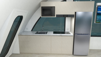 Maison flottante préfabriquée en aluminium, villa modulaire, bateau-maison pour les vacances, les hôtels et l'usage familial