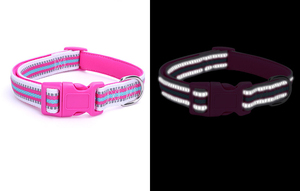 <span class=keywords><strong>Collar</strong></span> para Perro Personalizado al por Mayor, Hebilla Mediana y Pequeña, Lujoso, de Lona Suave con Forro de Neopreno, Reflectante, para Perros - Product Image 3