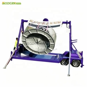 Nuevo Parque Infantil Móvil al Aire Libre, Equipo de Parque de Atracciones, Paseo en Remolque para Niños - Product Image 2