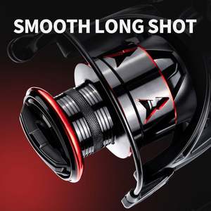 Carrete de Pesca Topline S2800-7800, 6 Rodamientos de Bolas, <span class=keywords><strong>Arrastre</strong></span> Máximo de 12 kg, Relación de Engranajes 5.1:1, Carrete de Metal, Mango con Empuñadura, Carrete Giratorio, Accesorio de Pesca de Largo Alcance, Pesca - Product Image 5