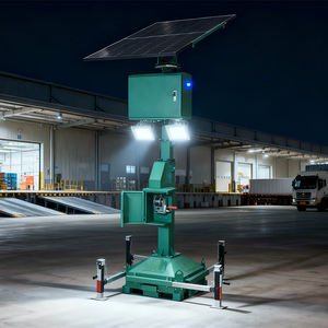 Torre de Iluminación Solar Todo en Uno <span class=keywords><strong>con</strong></span> Mástil Telescópico Manual de 4 Metros para Exteriores, Batería de Litio, 19500 Lúmenes, Solución de Iluminación Potente - Product Image 1