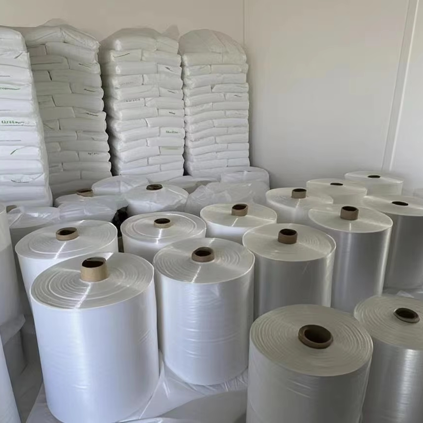 Прозрачный LDPE шириной 50-200 см мягкая прозрачная стрейч-пленка в рулоне LDPE с выдувным формованием, картонная коробка из полиэтилена для пищевого поддона, логотип