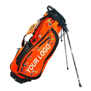 Nuovo Disegno 5 Modi Borsa Personale Arancione Portatile Golfbag Golf Basamento Del Sacchetto