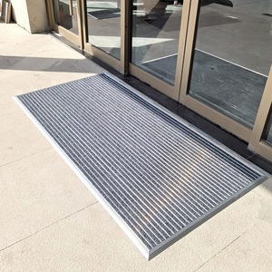 Tapis de <span class=keywords><strong>porte</strong></span> en aluminium anodisé antidérapant haut de gamme 2025 avec support <span class=keywords><strong>d</strong></span>'<span class=keywords><strong>isolation</strong></span> phonique pour les entrées de centres commerciaux - Product Image 4