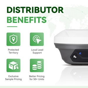 Récepteur de topographie AR SingularXYZ L1 Haute Précision GNSS RTK avec Repérage AR 60 °   Module de mesure d'inclinaison IMU pour la cartographie de chantier - Product Image 2