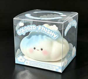 Custom Printed Clear PVC Folding Hang <b>Box</b> For Squishy Stress Relief Toy Packaging gift Retail <b>display</b> packaging - Product Image 6