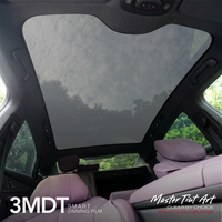 Película de Tinte Eléctrico Negra 3MDT para Ventanas de Auto Xiaomi SU7, Película Inteligente de Privacidad para Techo Solar