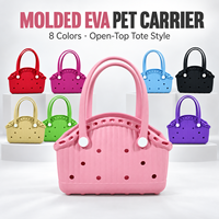 Sac de transport pour animaux de compagnie en EVA moulé, design ouvert, sac à main pour animaux de compagnie, imperméable, portable, pour petits chiens, chats, voyages, extérieur, 8 couleurs