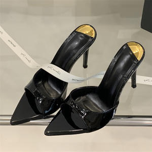 Nuevos Zapatos de Tacón Alto con Estampado de Leopardo para Mujer, Zapatos de Punta Abierta a la Moda, Transpirables, para Verano, Otoño y Primavera - Product Image 5