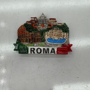 Imán de Resina Personalizado OEM ODM de <span class=keywords><strong>Roma</strong></span>, Italia, Escultura 3D del Coliseo y Fuente de Trevi, Recuerdo Promocional Turístico - Product Image 2