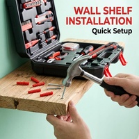 Kit d'outils à main complet de 36 pièces pour la réparation domestique, le garage, l'atelier et les projets de bricolage quotidiens