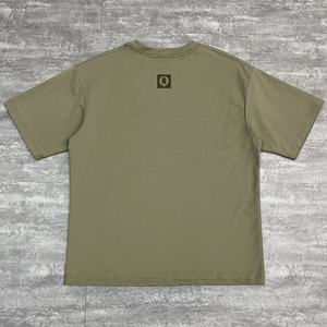 เสื้อยืดสตรีทแวร์คุณภาพสูง พิมพ์ลาย ดีไซน์คอกลม เนื้อผ้าหนา เสื้อยืดโอเวอร์ไซส์ทรงบ็อกซี่ ผ้าฝ้าย สำหรับผู้ชาย - Product Image 2