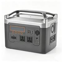 Stations d'alimentation portables sans radio d'urgence 768WH, batterie lithium-ion, produits d'énergie solaire avec panneaux solaires pour le camping et la maison