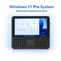 Mini PC Portátil de 5.7 Pulgadas, Intel N95, 16GB RAM, 512GB SSD, Windows 11, Laptop para Juegos con Teclado Retroiluminado y RJ45