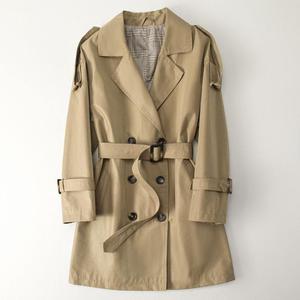 معطف واق من المطر من النايلون رائج جديد Shearling نسائي أبيض رمادي - Product Image 6