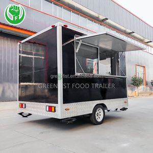 Mobile Food Trailer with Working Stainless Steel Rust Resistant Snack & Hotdog Service Customizable Outdoor Use - Product Image 3