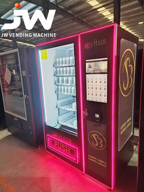 Popular Lashes Nail Skincare Product Small Smart Vending Machine Touchscreen Cashless Token Support Cloud-Based Management LED