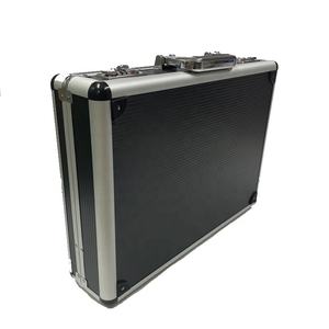 <span class=keywords><strong>Valigetta</strong></span> in Alluminio <span class=keywords><strong>con</strong></span> Scomparti, Custodia Rigida per Laptop <span class=keywords><strong>con</strong></span> Doppia Serratura a Combinazione per Uomini e Donne - Product Image 2