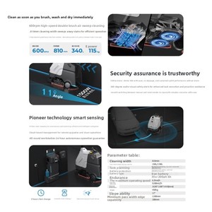 Robot de Limpieza Inteligente Xiazhi Titan810 para Fábricas Industriales, Limpieza Comercial a Gran Escala, Barrido y Fregado Totalmente Automáticos - Product Image 2