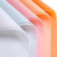 Vente en gros de papier d'emballage floral de plusieurs couleurs papier d'emballage imperméable pour bouquet de fleurs papier d'emballage pour bricolage artisanat emballage cadeau