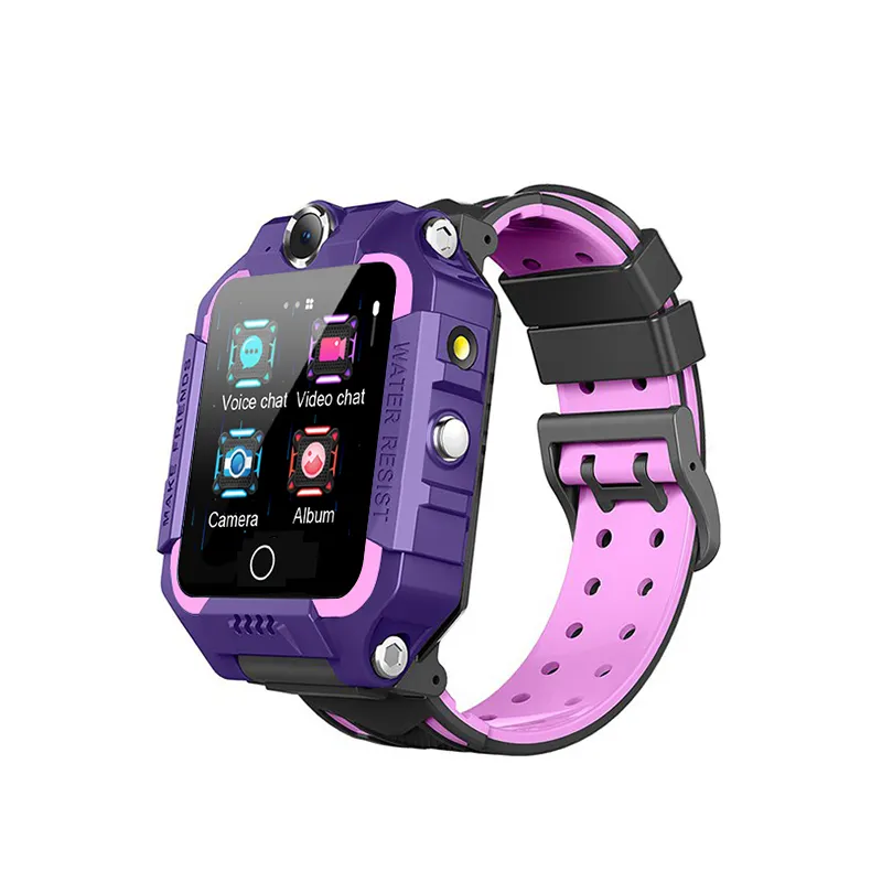 Kids 4G GPS腕時計Wifi GPS LBS Video Call Phone Clock Waterproof Children Mobile Smart Watch SIM Card AndroidためChild