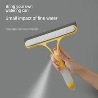 Raclette de douche à poignée Brosse à eau douce Raclette de fenêtre en plastique pour portes en verre Accessoire de salle de bain Nettoyant pour vitres Spray