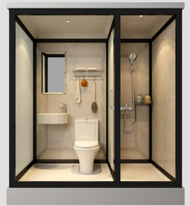 Unité de salle de bain complète préfabriquée, salle de bain intégrée, salle de bain modulaire pour le glamping - Product Image 3