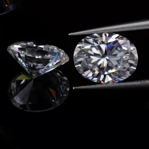 Oval D Color Moissanite Loose Stone Synthetic Lab Created For Jewelry Making - Product Image 1