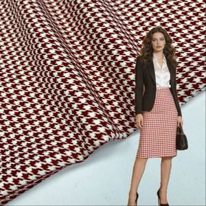 Оптовая продажа: <span class=keywords><strong>100</strong></span>% полиэстер, ткань в клетку «гингем», новая модель «гусиная лапка» для рубашек, пальто, костюмов для женщин и сумок - Product Image 1