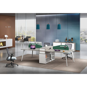 Wholesale Public <b>Desk</b> Workstation Card Holder Simple Computer 4 Person Luxury <b>Standing</b> Wooden Mini Ceo Home <b>Office</b> <b>Desks</b> Table - Product Image 2