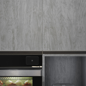 OPPEIN - Juego de Muebles de Cocina Modernos en Forma de L de <span class=keywords><strong>Melamina</strong></span> Gris, <span class=keywords><strong>Alacena</strong></span>, Armario - Product Image 5