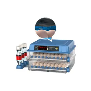 Incubateur d'œufs entièrement automatique à double puissance intelligent commercial Plage de contrôle de la température Incubateurs d'œufs 35-99 degrés