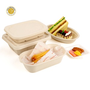 <span class=keywords><strong>Plateau</strong></span> à bagette refermable en plastique, pour légumes, Fruits et Fruits <span class=keywords><strong>de</strong></span> <span class=keywords><strong>mer</strong></span>, pâte à <span class=keywords><strong>emporter</strong></span>, en Fiber <span class=keywords><strong>de</strong></span> sucre, ml - Product Image 4