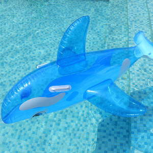 <b>Inflatable</b> Whale <b>Floating</b> Lounger 150x84x68cm Blue Color For <b>Pool</b> Adult Use - Product Image 2