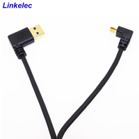 Atas Bawah Sudut Usb C untuk 90 Derajat Right Angle Male 3.0 Usb Charge Kabel Usb C Kabel Data untuk ponsel dan Komputer