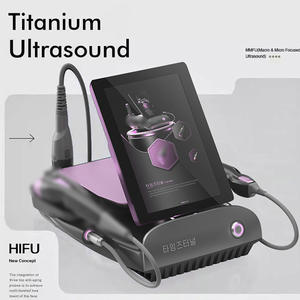 מכשיר HIFU אולטרסאונד להידוק העור משנת 2026 עם ידית משולשת להסרת שקיות מתחת לעיניים ועיגולים שחורים, לטיפול פנים וגוף לשימוש בסלון - Product Image 1