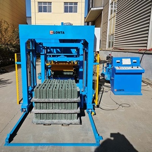 Lonta <span class=keywords><strong>QT4</strong></span>-<span class=keywords><strong>18</strong></span> đầy đủ tự động thủy lực Khóa liên động rỗng rắn paver khuôn xi măng bê tông gạch khối Máy làm brique - Product Image 4