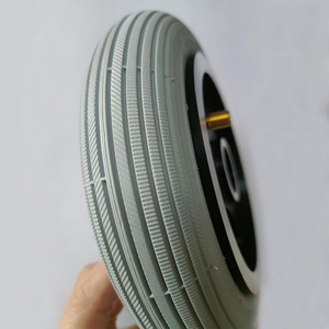 7 polegadas skate roda borracha ar pneu alumínio cubo roda para scooter elétrico - Product Image 4