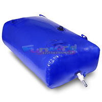 Réservoir d'eau portable de grande capacité de 100 gallons pour les conteneurs de stockage d'eau à long terme de camping de jardin avec accessoire de souffleur