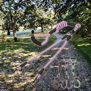 Correa Doble para Dos Perros de Poliéster de Alta Calidad con Mango Ergonómico - Product Image 3