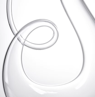 Carafe à vin en forme de serpent soufflée à la main en vente de gros carafe à whisky ensemble de verres à vin en cristal pour la maison et le restaurant style américain