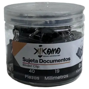 Clips Metálicos Magnéticos de 19 mm con Mecanismo de Anillo para Oficina y Papelería - Product Image 3